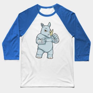 Rhino as Boxer at Boxing Baseball T-Shirt